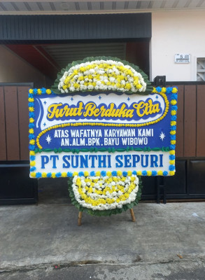 Papan Bunga Duka di Ranca Bungur