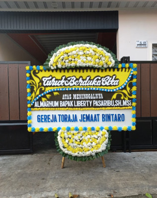 Papan Bunga Duka di Ranca Bungur
